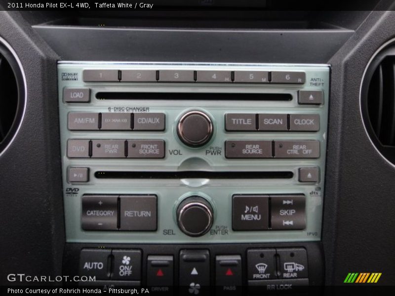 Taffeta White / Gray 2011 Honda Pilot EX-L 4WD