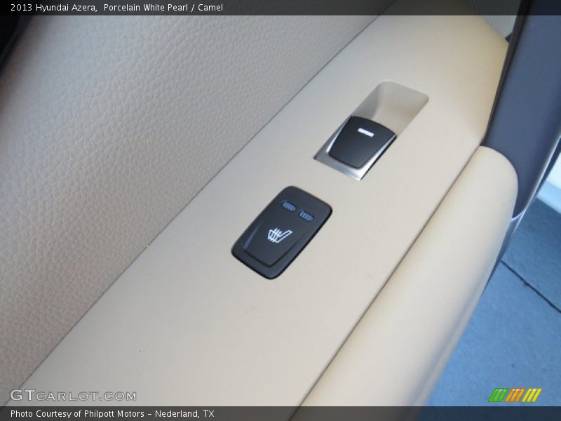 Porcelain White Pearl / Camel 2013 Hyundai Azera