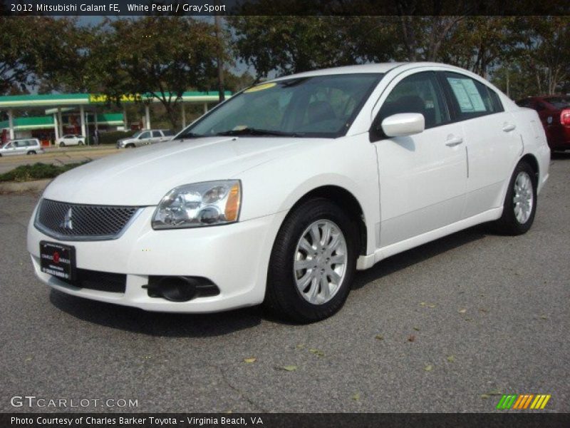 White Pearl / Gray Sport 2012 Mitsubishi Galant FE