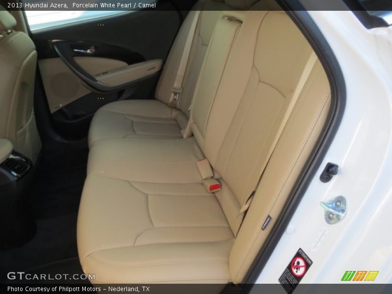 Porcelain White Pearl / Camel 2013 Hyundai Azera