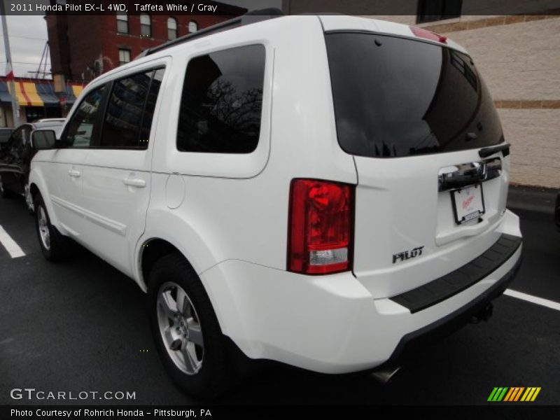 Taffeta White / Gray 2011 Honda Pilot EX-L 4WD