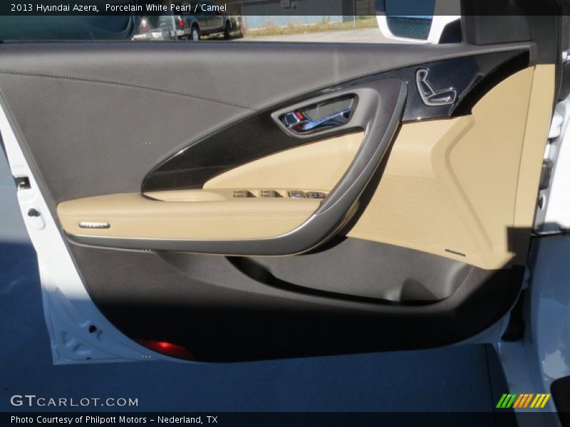 Porcelain White Pearl / Camel 2013 Hyundai Azera