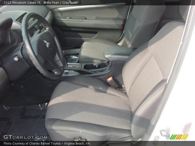 White Pearl / Gray Sport 2012 Mitsubishi Galant FE