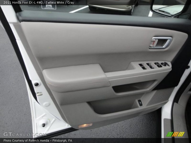 Taffeta White / Gray 2011 Honda Pilot EX-L 4WD