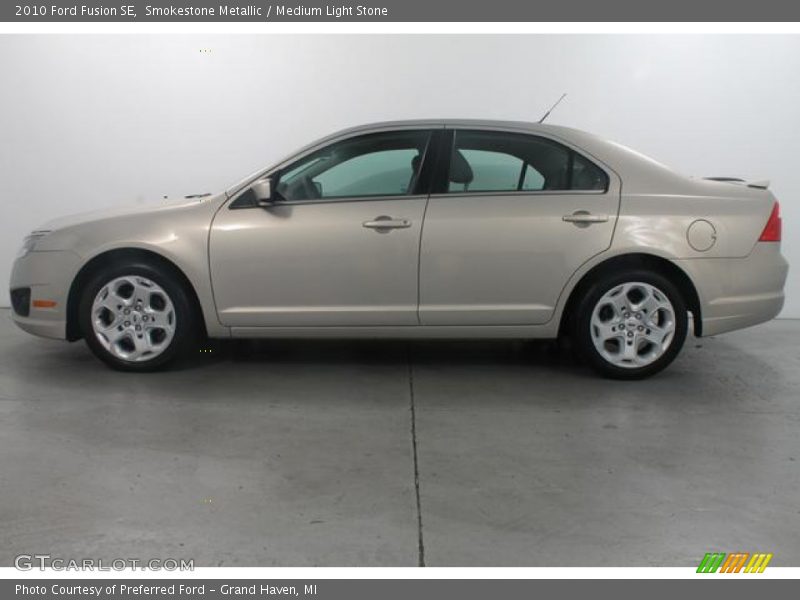 Smokestone Metallic / Medium Light Stone 2010 Ford Fusion SE