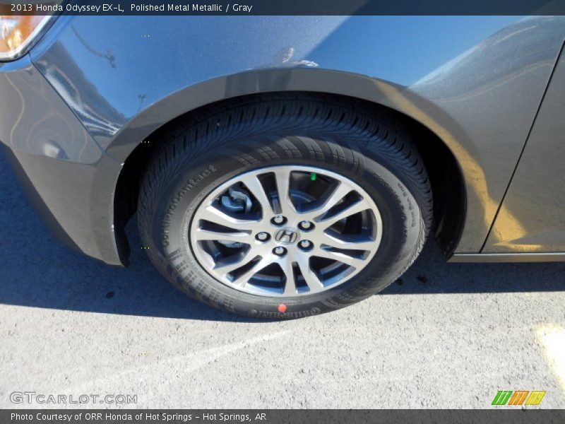 Polished Metal Metallic / Gray 2013 Honda Odyssey EX-L