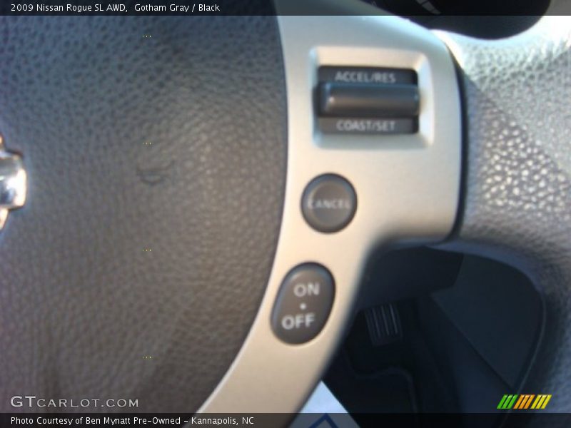 Gotham Gray / Black 2009 Nissan Rogue SL AWD