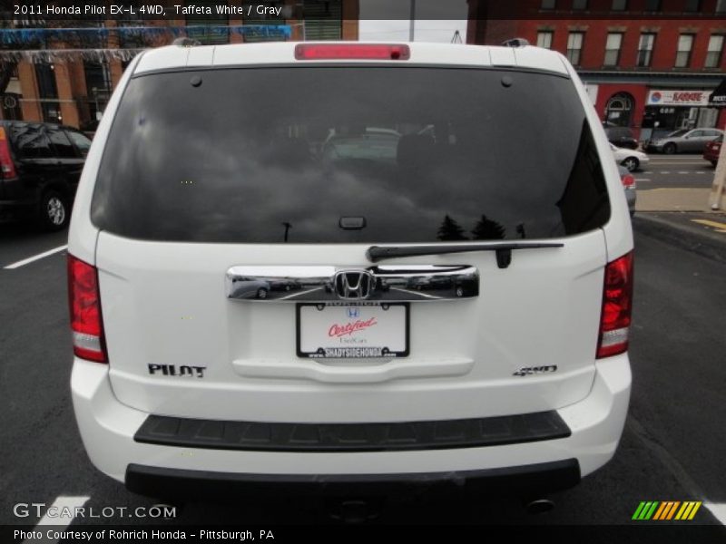 Taffeta White / Gray 2011 Honda Pilot EX-L 4WD