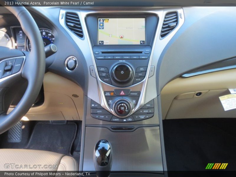Porcelain White Pearl / Camel 2013 Hyundai Azera