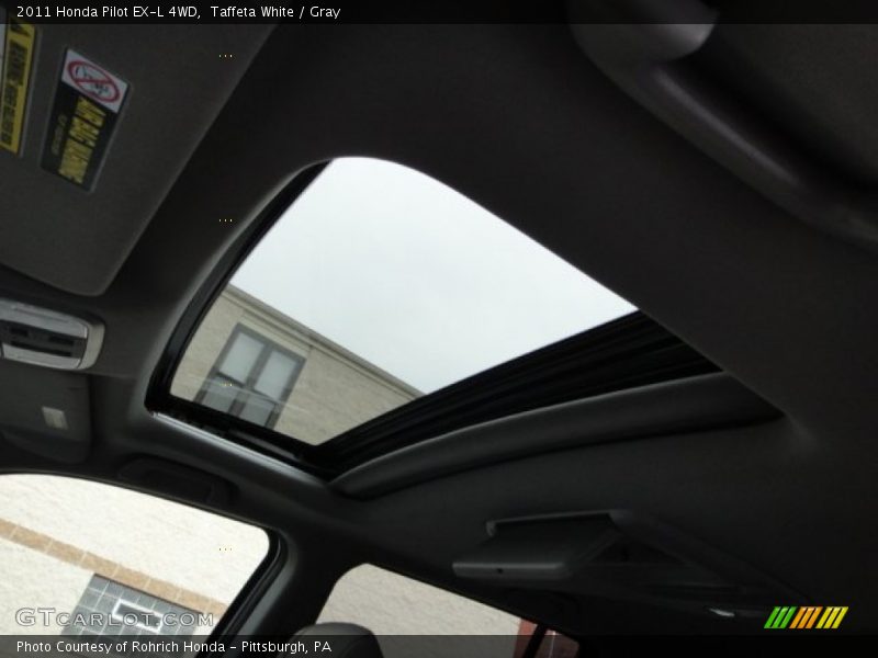 Taffeta White / Gray 2011 Honda Pilot EX-L 4WD