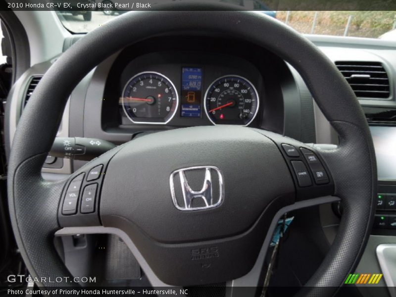 Crystal Black Pearl / Black 2010 Honda CR-V EX