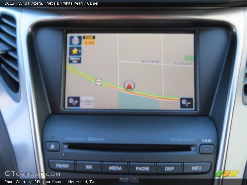 Porcelain White Pearl / Camel 2013 Hyundai Azera