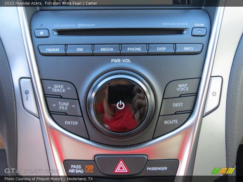 Porcelain White Pearl / Camel 2013 Hyundai Azera
