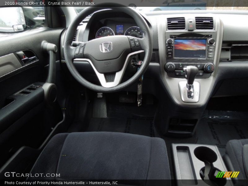 Crystal Black Pearl / Black 2010 Honda CR-V EX