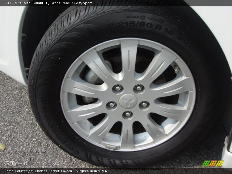  2012 Galant FE Wheel