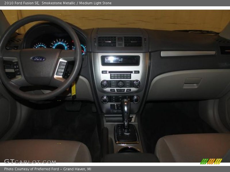 Smokestone Metallic / Medium Light Stone 2010 Ford Fusion SE