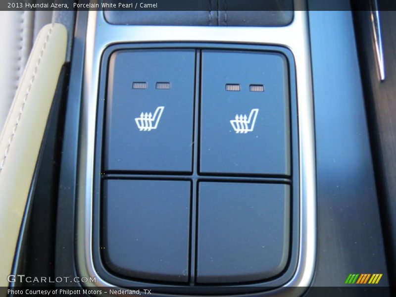 Porcelain White Pearl / Camel 2013 Hyundai Azera