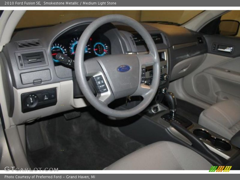 Smokestone Metallic / Medium Light Stone 2010 Ford Fusion SE