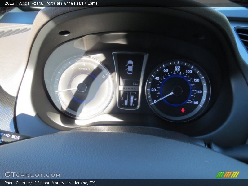 Porcelain White Pearl / Camel 2013 Hyundai Azera