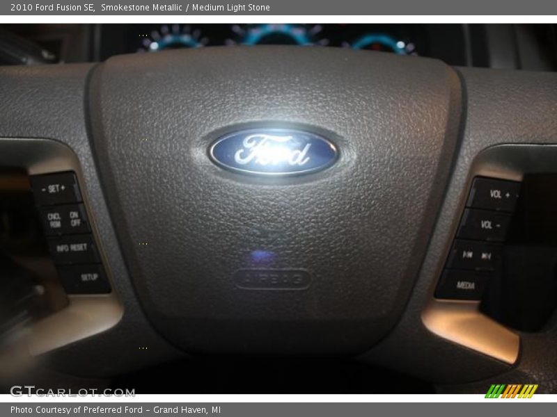 Smokestone Metallic / Medium Light Stone 2010 Ford Fusion SE