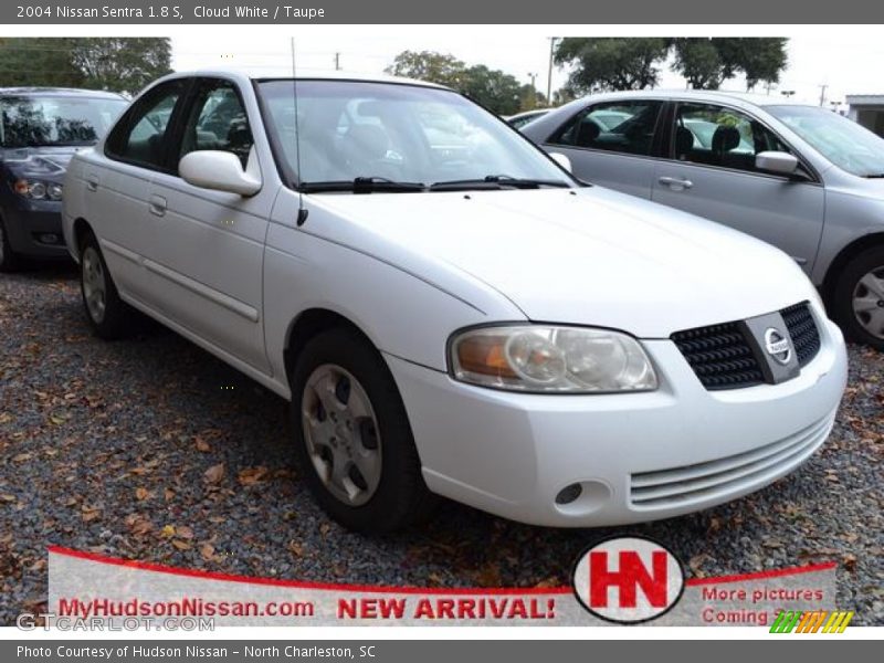 Cloud White / Taupe 2004 Nissan Sentra 1.8 S