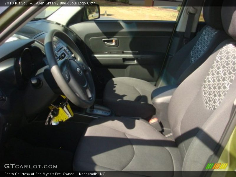 Alien Green / Black Soul Logo Cloth 2010 Kia Soul +
