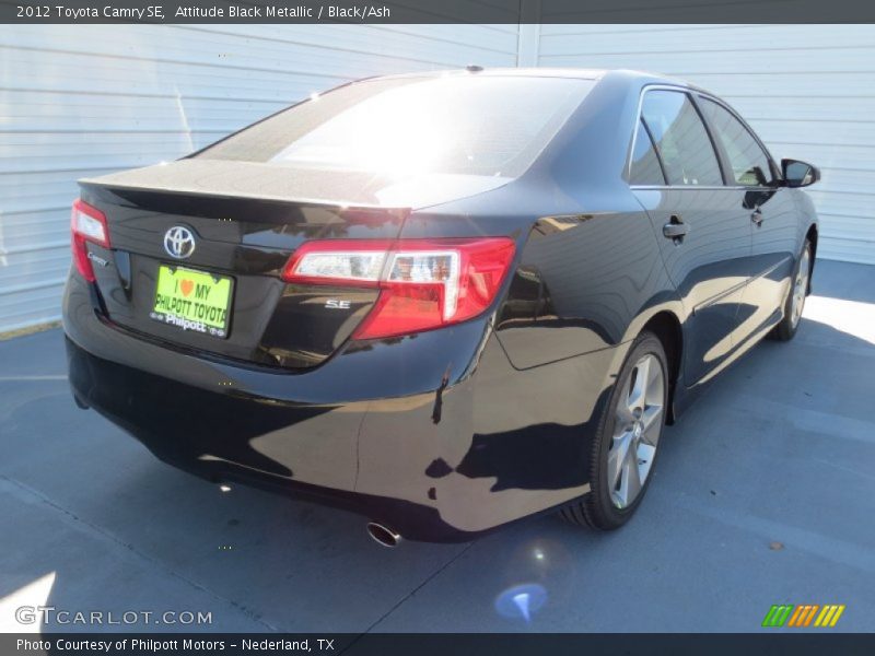 Attitude Black Metallic / Black/Ash 2012 Toyota Camry SE