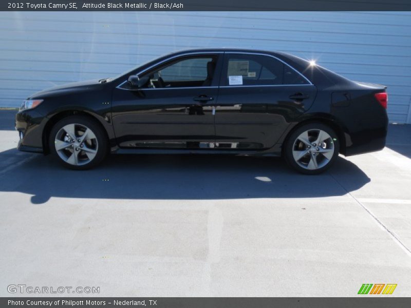 Attitude Black Metallic / Black/Ash 2012 Toyota Camry SE