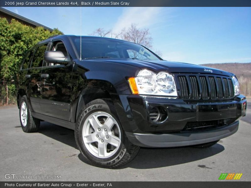 Black / Medium Slate Gray 2006 Jeep Grand Cherokee Laredo 4x4