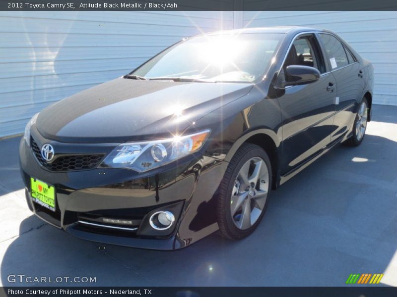 Attitude Black Metallic / Black/Ash 2012 Toyota Camry SE