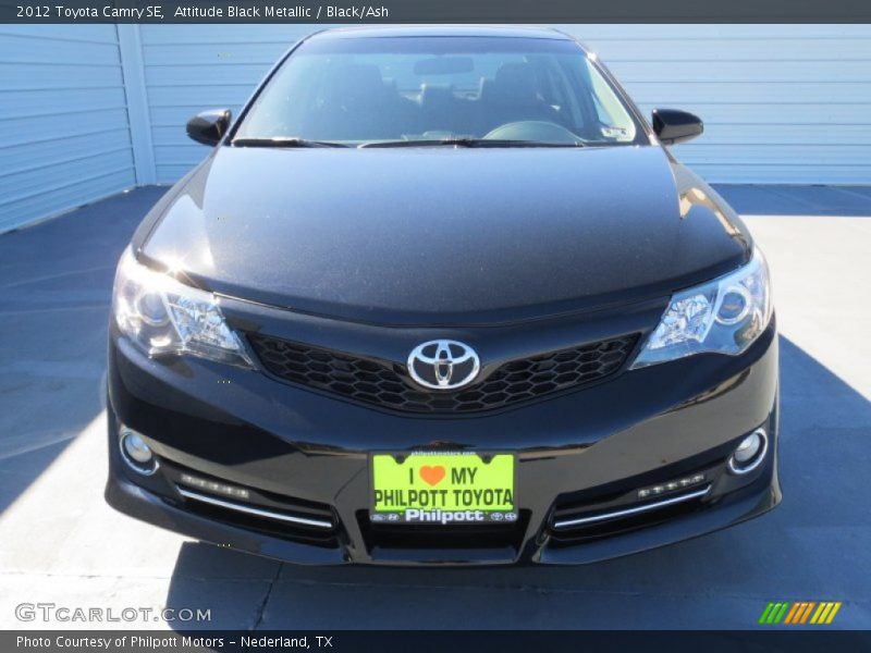 Attitude Black Metallic / Black/Ash 2012 Toyota Camry SE