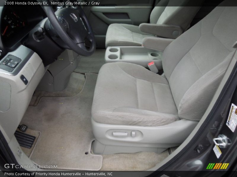 Nimbus Gray Metallic / Gray 2008 Honda Odyssey EX
