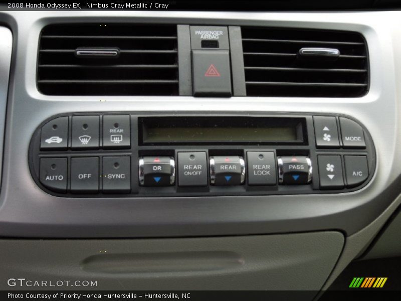 Nimbus Gray Metallic / Gray 2008 Honda Odyssey EX
