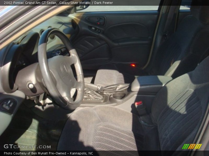 Galaxy Silver Metallic / Dark Pewter 2002 Pontiac Grand Am GT Sedan