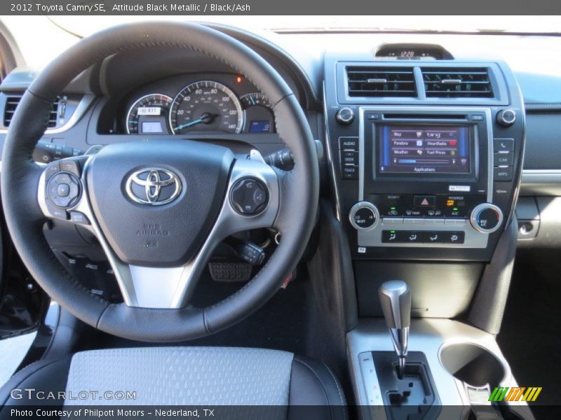 Attitude Black Metallic / Black/Ash 2012 Toyota Camry SE