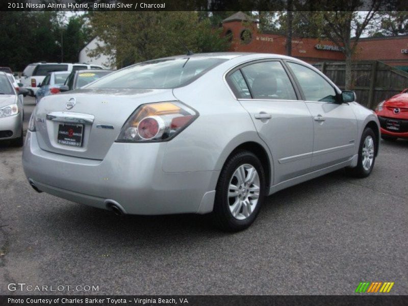 Brilliant Silver / Charcoal 2011 Nissan Altima Hybrid