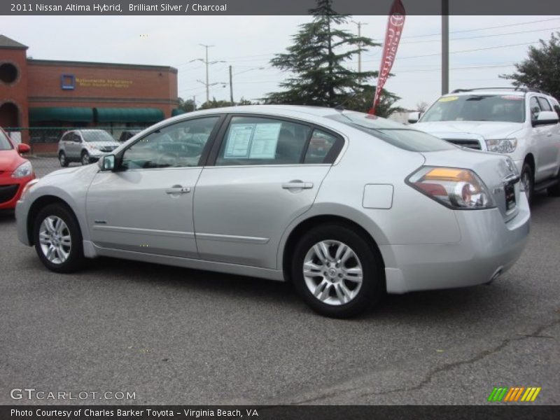 Brilliant Silver / Charcoal 2011 Nissan Altima Hybrid