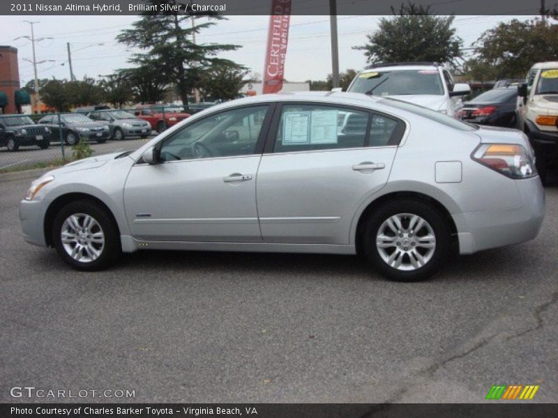 Brilliant Silver / Charcoal 2011 Nissan Altima Hybrid
