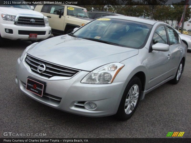 Brilliant Silver / Charcoal 2011 Nissan Altima Hybrid