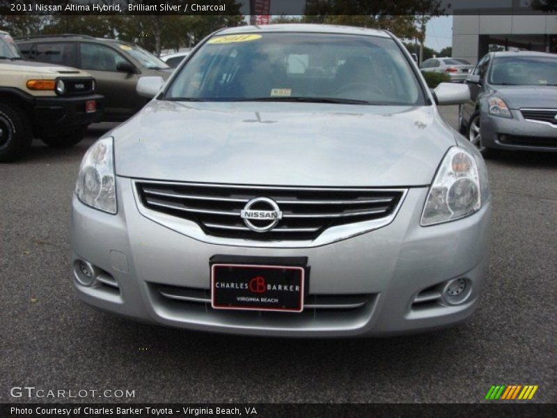Brilliant Silver / Charcoal 2011 Nissan Altima Hybrid