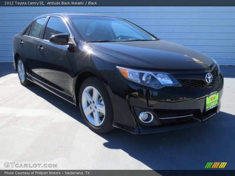 Attitude Black Metallic / Black 2012 Toyota Camry SE