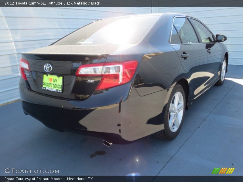 Attitude Black Metallic / Black 2012 Toyota Camry SE