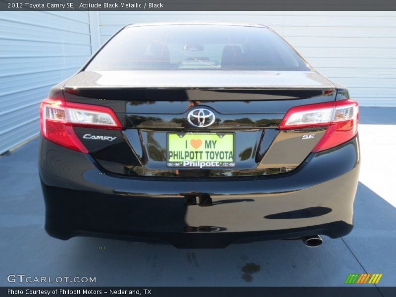 Attitude Black Metallic / Black 2012 Toyota Camry SE