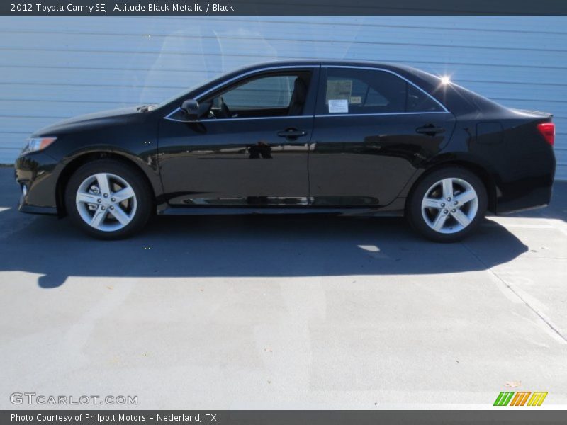 Attitude Black Metallic / Black 2012 Toyota Camry SE