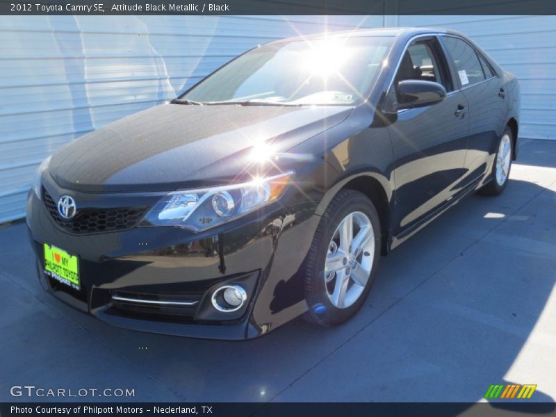 Attitude Black Metallic / Black 2012 Toyota Camry SE