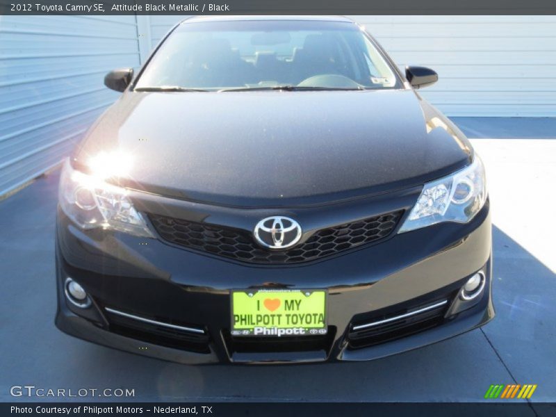 Attitude Black Metallic / Black 2012 Toyota Camry SE