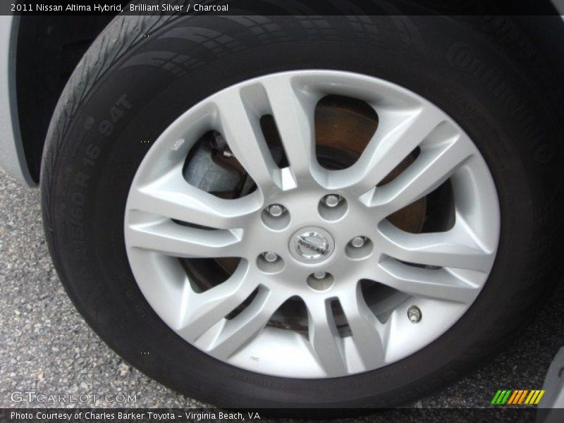  2011 Altima Hybrid Wheel