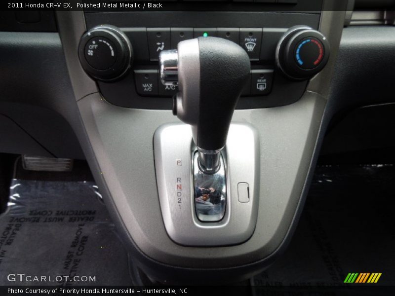 Polished Metal Metallic / Black 2011 Honda CR-V EX