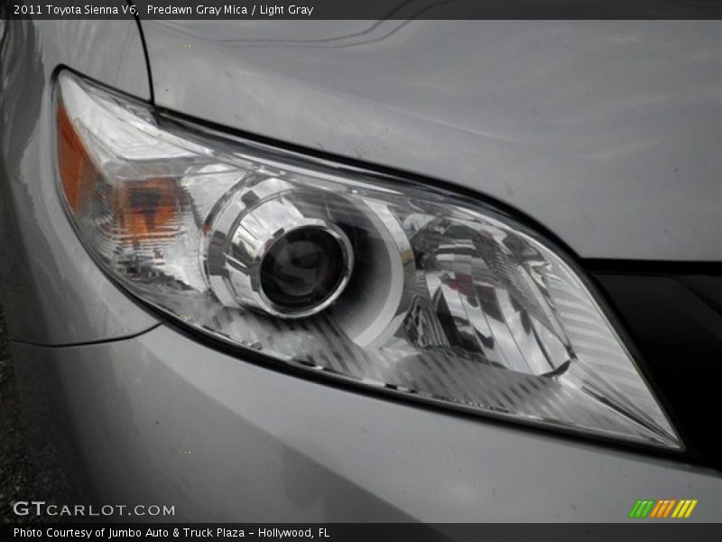 Predawn Gray Mica / Light Gray 2011 Toyota Sienna V6