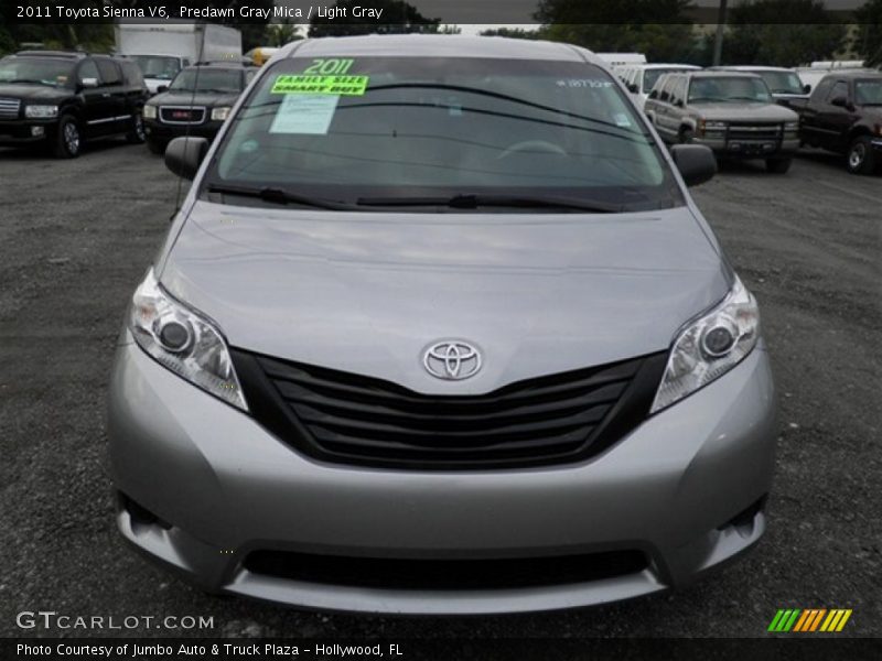 Predawn Gray Mica / Light Gray 2011 Toyota Sienna V6